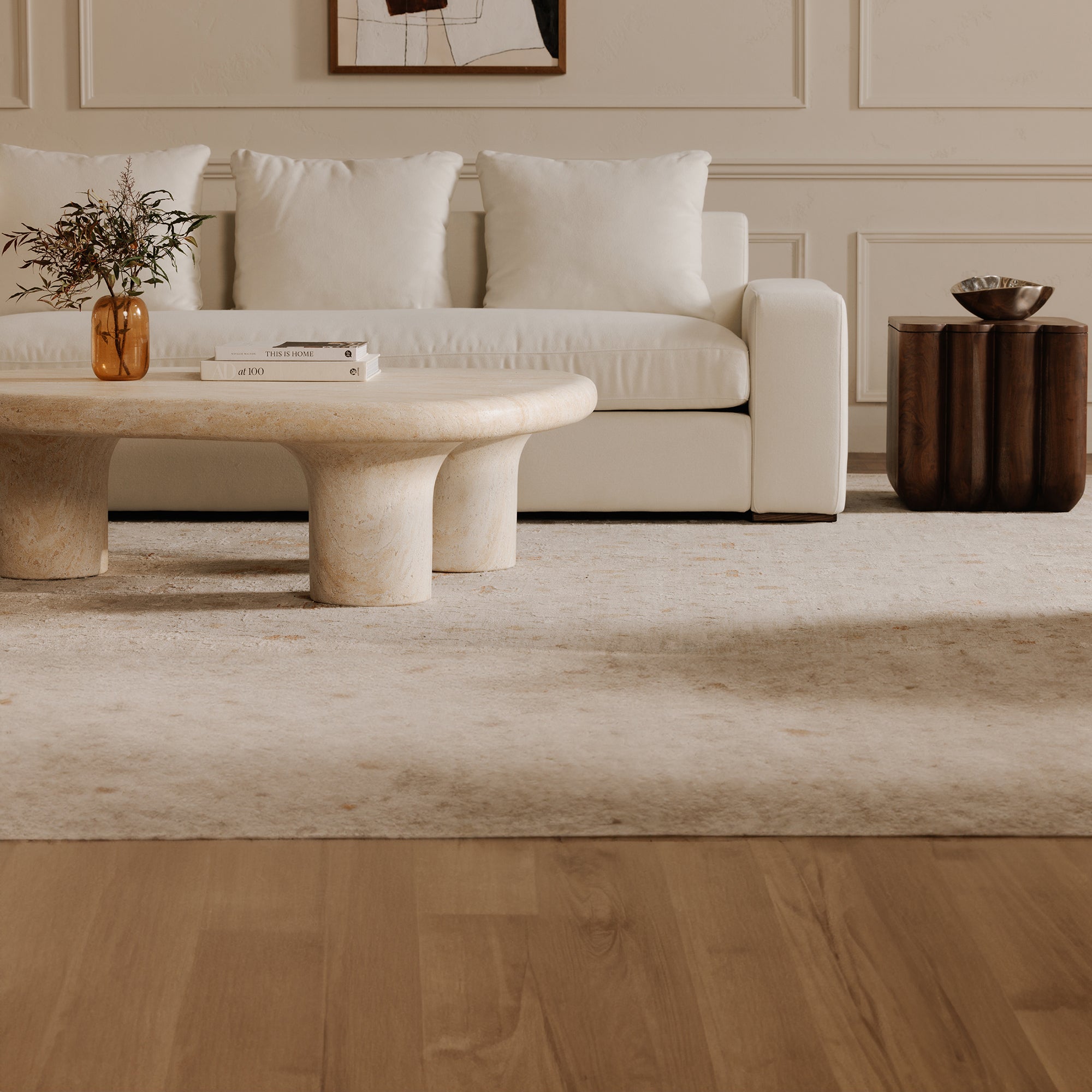 Thomas Right Sectional Ivory