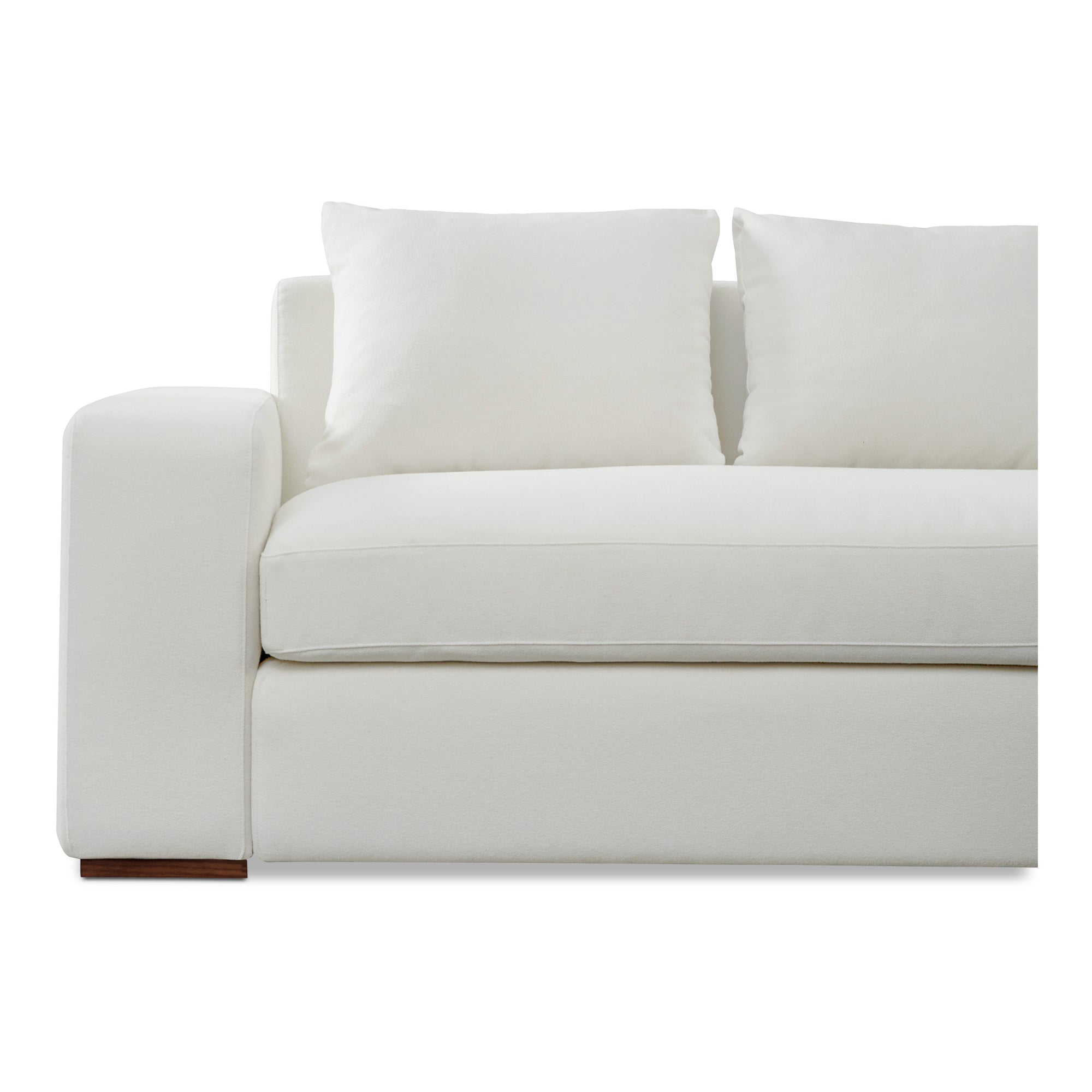 Thomas Right Sectional Ivory
