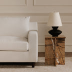 Hutton Left Sectional White
