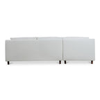 Hutton Left Sectional White