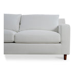 Hutton Left Sectional White