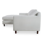 Hutton Left Sectional White