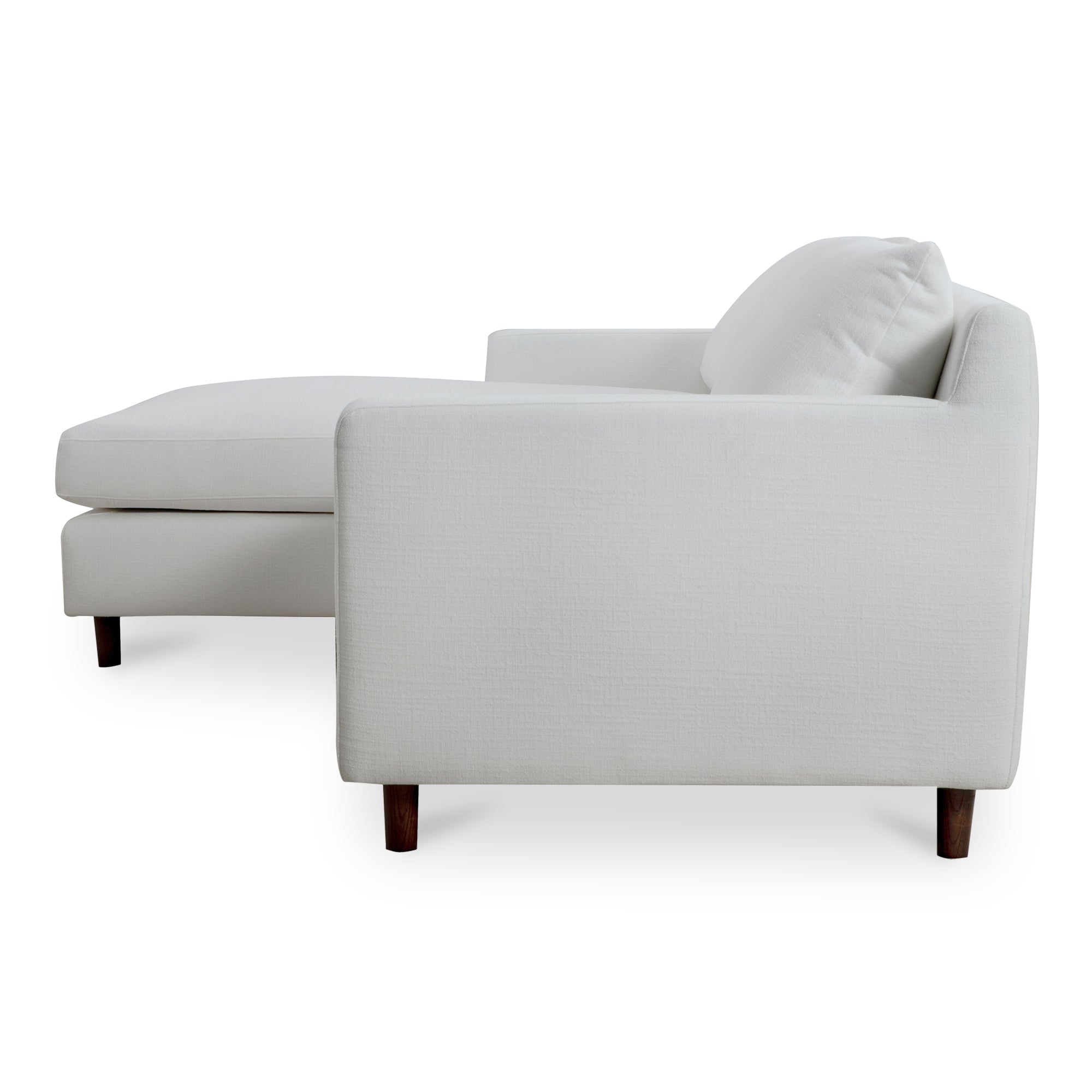 Hutton Left Sectional White
