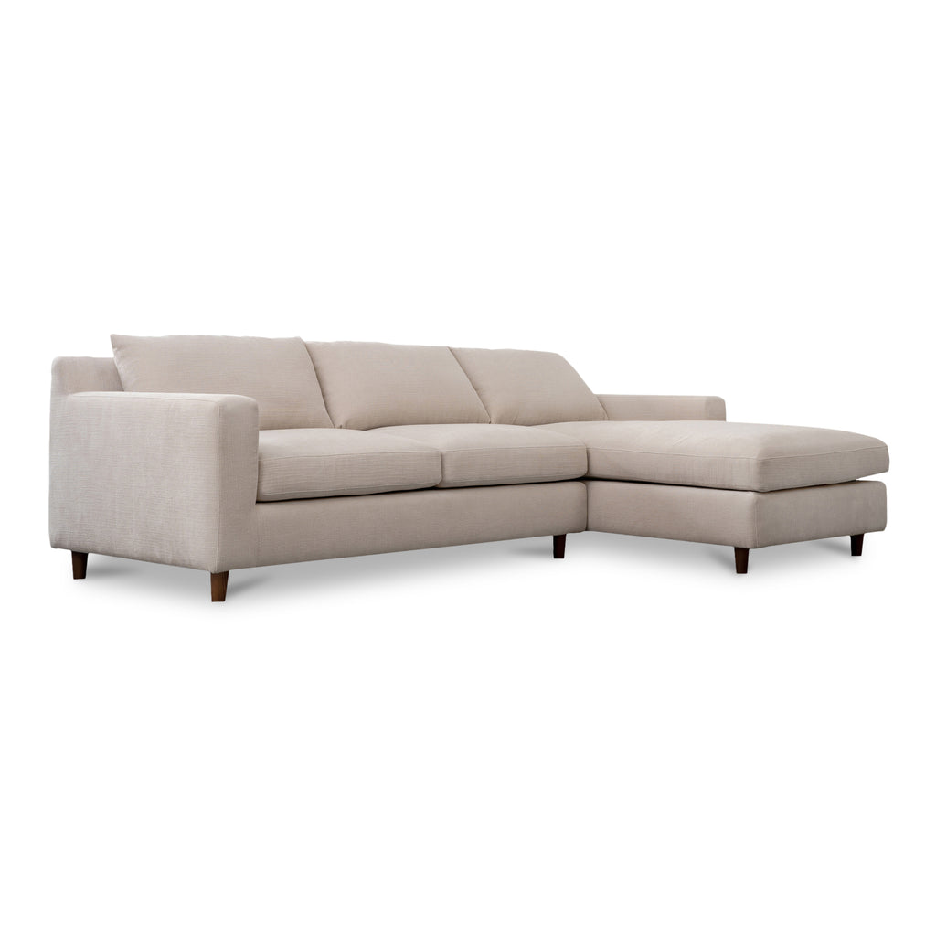 Hutton Right Sectional Beige