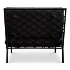Salma Outdoor Accent Chair Speckled Charcoal