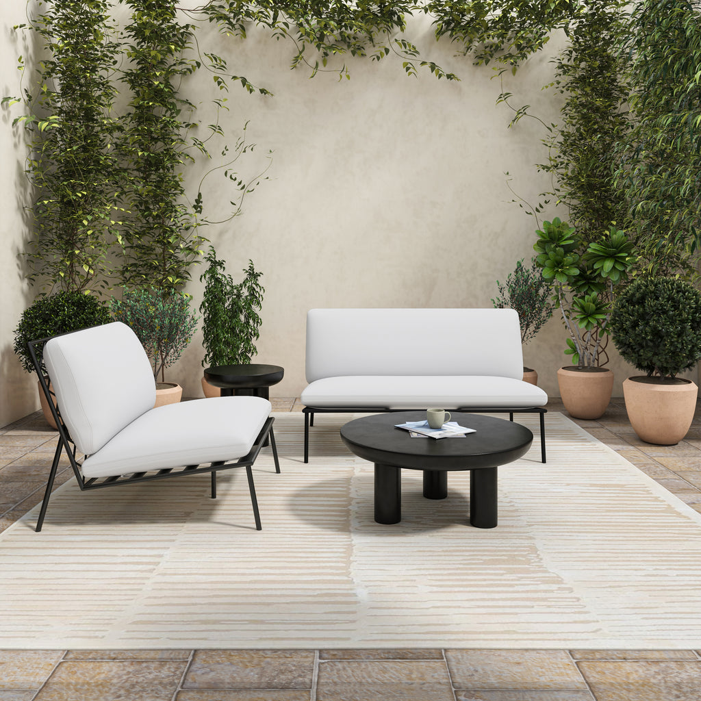 Salma Outdoor Accent Chair White