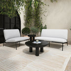 Salma Outdoor Accent Chair White