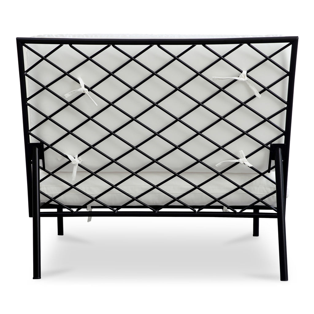 Salma Outdoor Accent Chair White