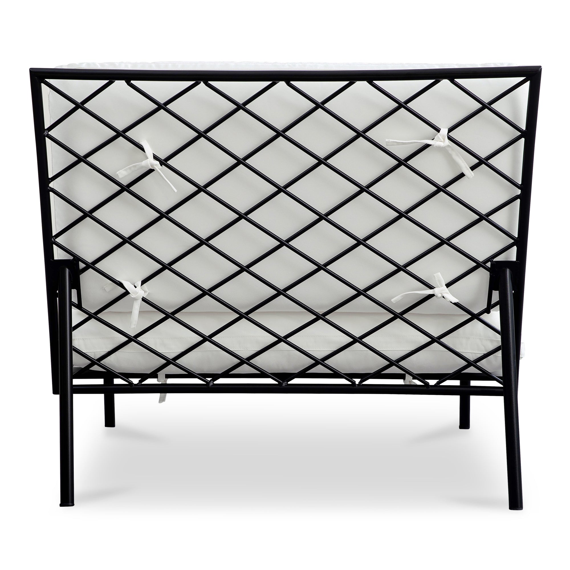 Salma Outdoor Accent Chair White