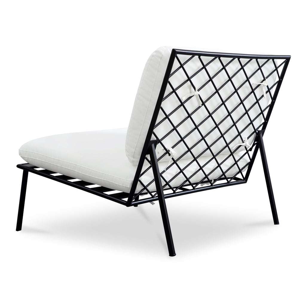 Salma Outdoor Accent Chair White