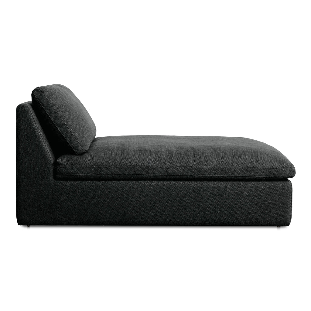 Miles Outdoor Chaise Speckled Charcoal