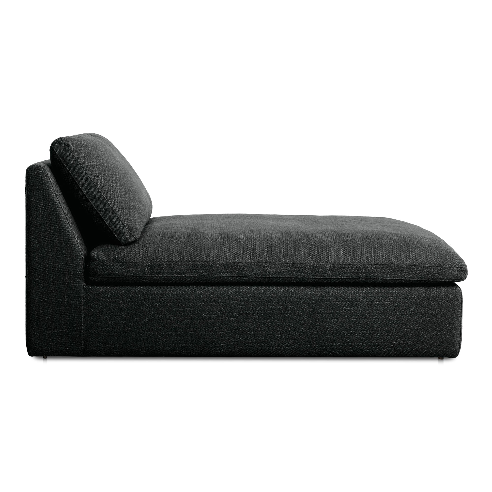 Miles Outdoor Chaise Speckled Charcoal