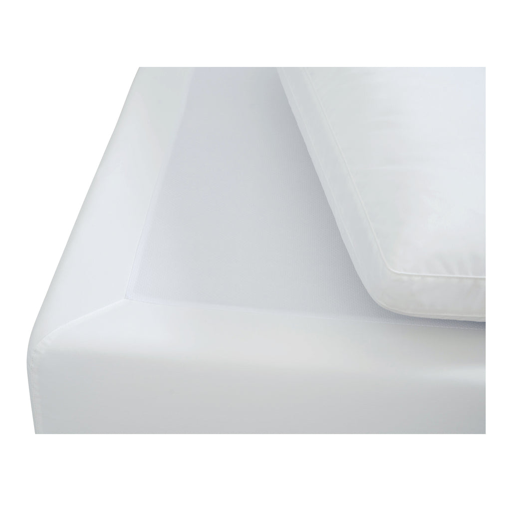 Miles Outdoor Chaise White