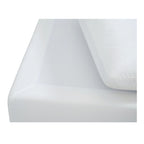 Miles Outdoor Chaise White