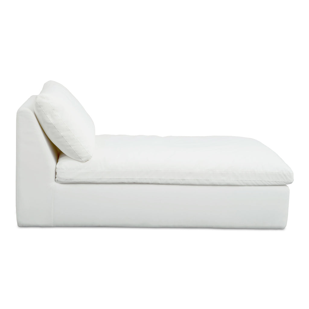 Miles Outdoor Chaise White