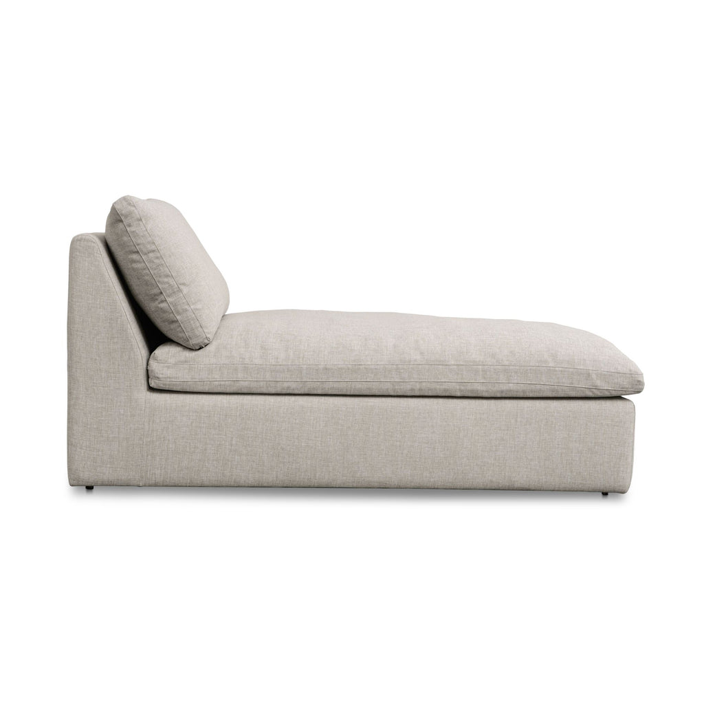 Miles Outdoor Chaise Speckled Light Grey