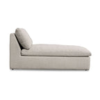 Miles Outdoor Chaise Speckled Light Grey