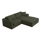 Rue Nook Modular Sectional Dark Green