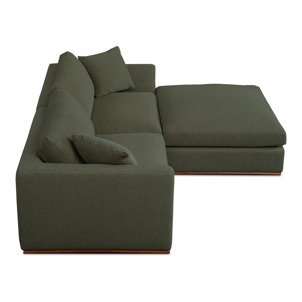 Rue Nook Modular Sectional Dark Green