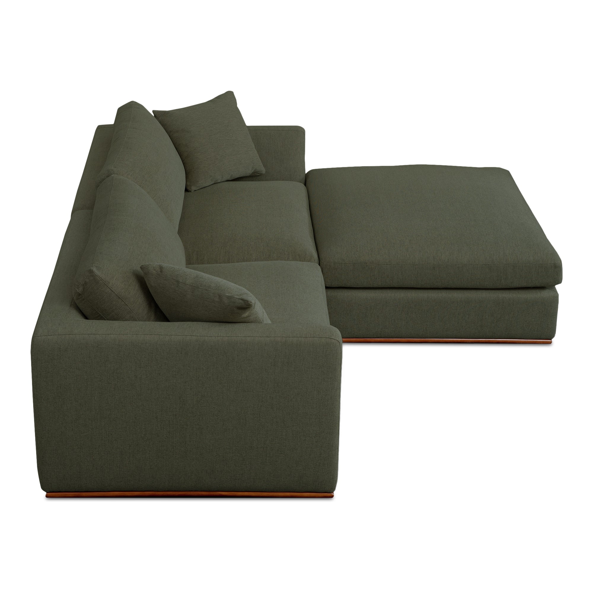 Rue Nook Modular Sectional Dark Green