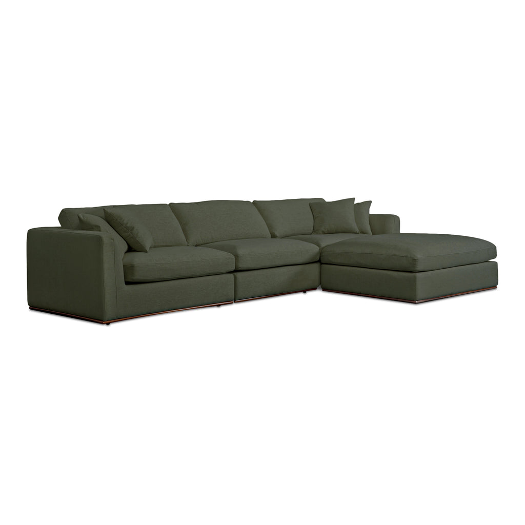 Rue Lounge Modular Sectional Deep Green