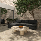 Miles Outdoor Modular 2 Piece Speckled Charcoal