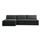 Miles Outdoor Modular 2 Piece Speckled Charcoal
