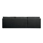 Miles Outdoor Modular 2 Piece Speckled Charcoal