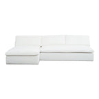 Miles Outdoor Modular 2 Piece White