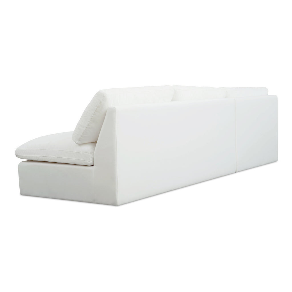 Miles Outdoor Modular 2 Piece White