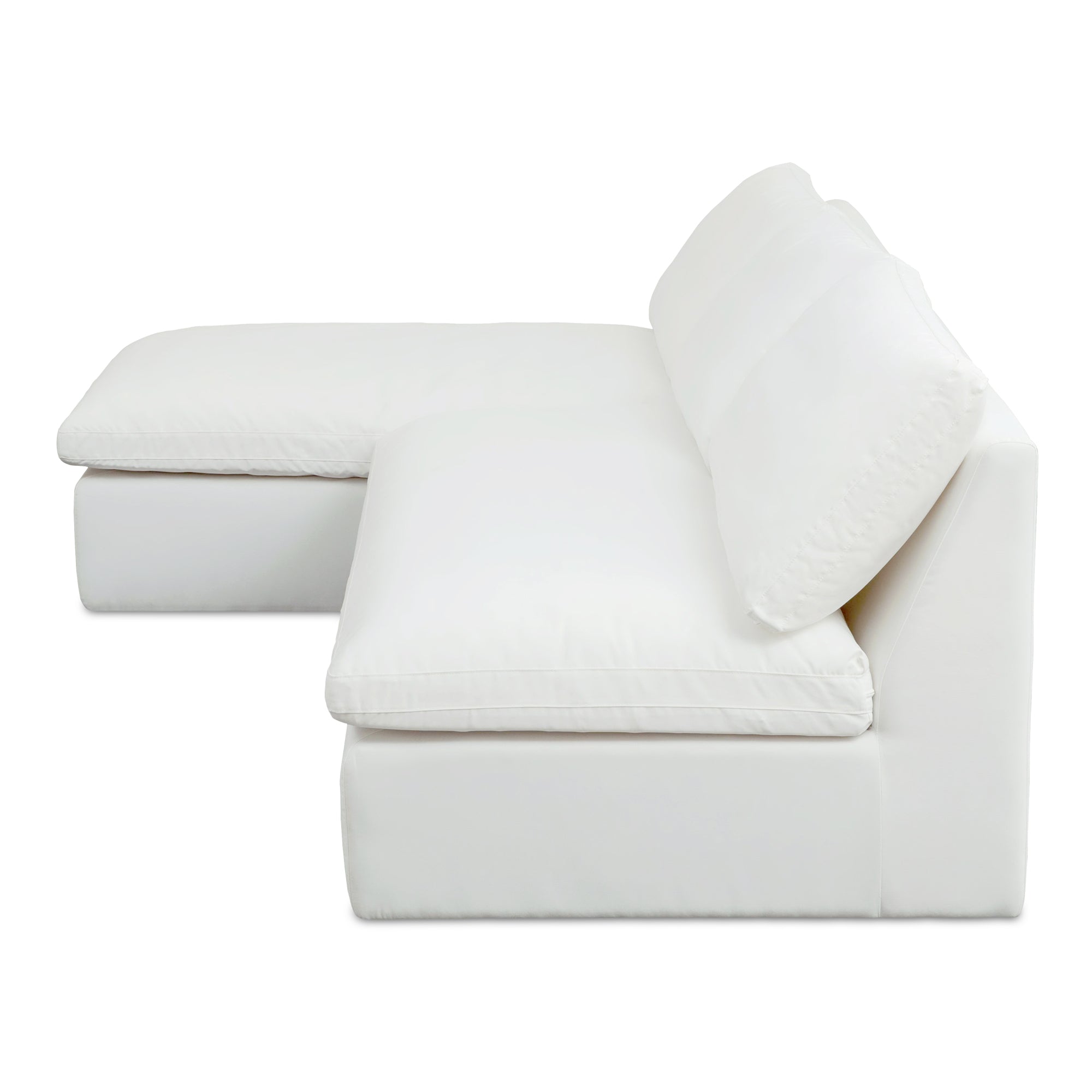 Miles Outdoor Modular 2 Piece White