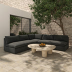 Miles Outdoor Modular 3 Piece Speckled Charcoal