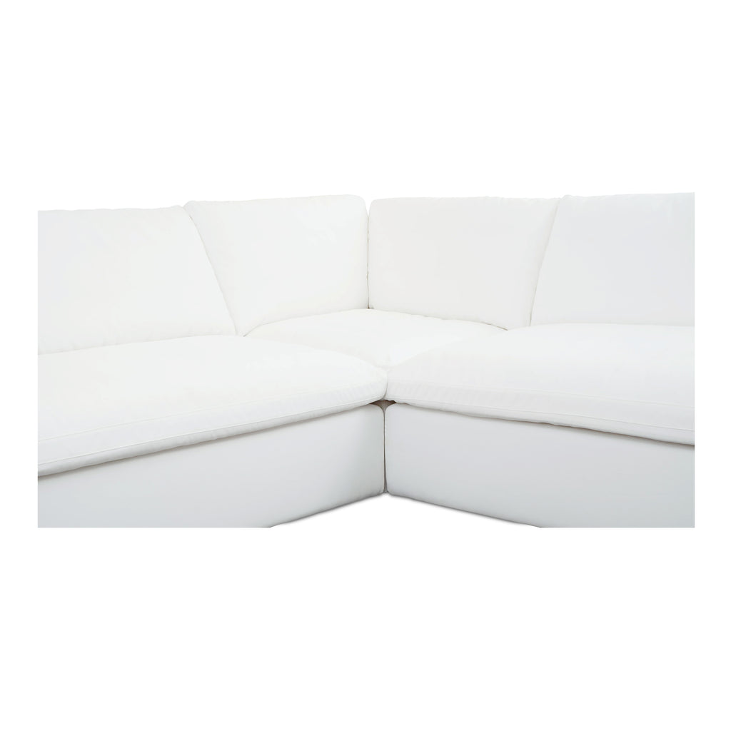 Miles Outdoor Modular 3 Piece White