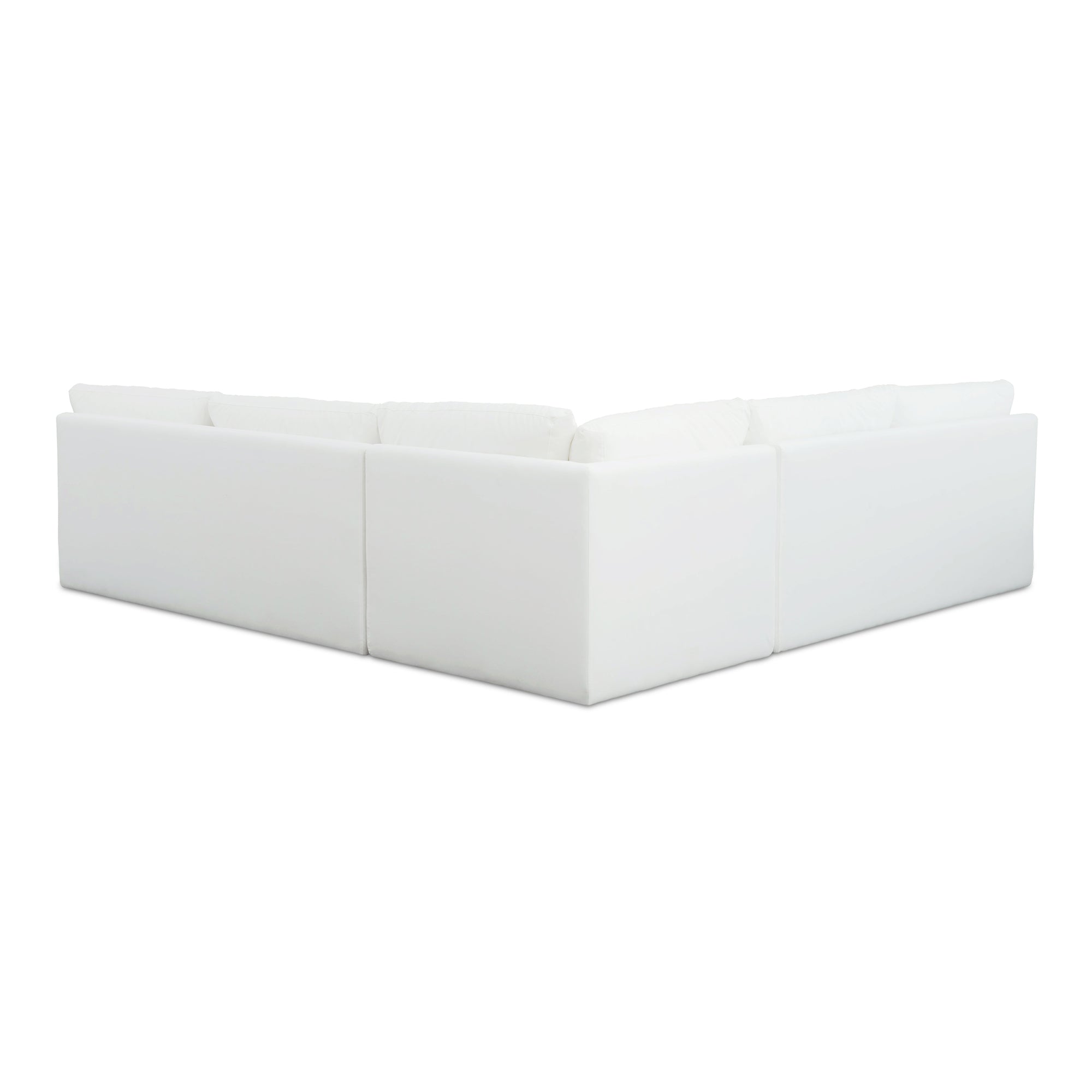 Miles Outdoor Modular 3 Piece White