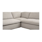 Miles Outdoor Modular 3 Piece Speckled Light Grey