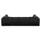 Miles Outdoor Modular 5 Piece Speckled Charcoal