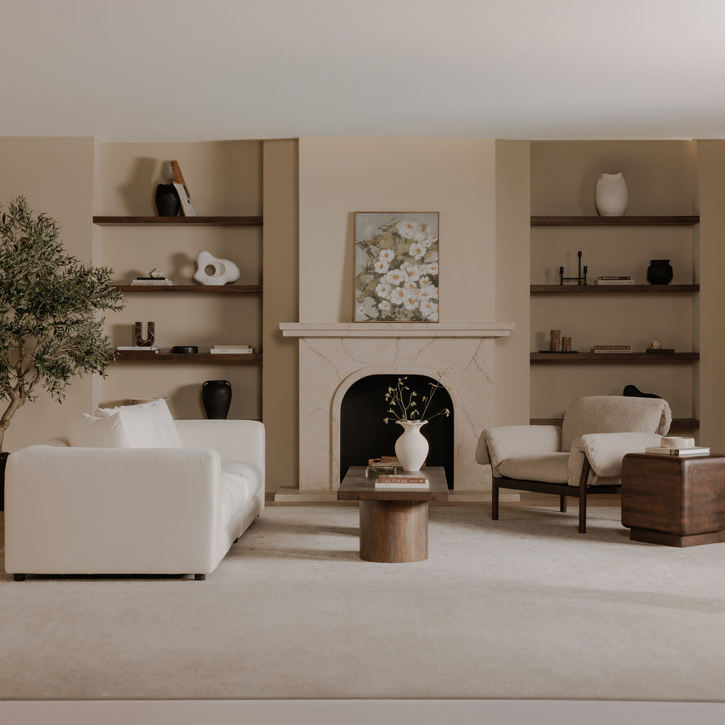 Davie Sofa Warm White