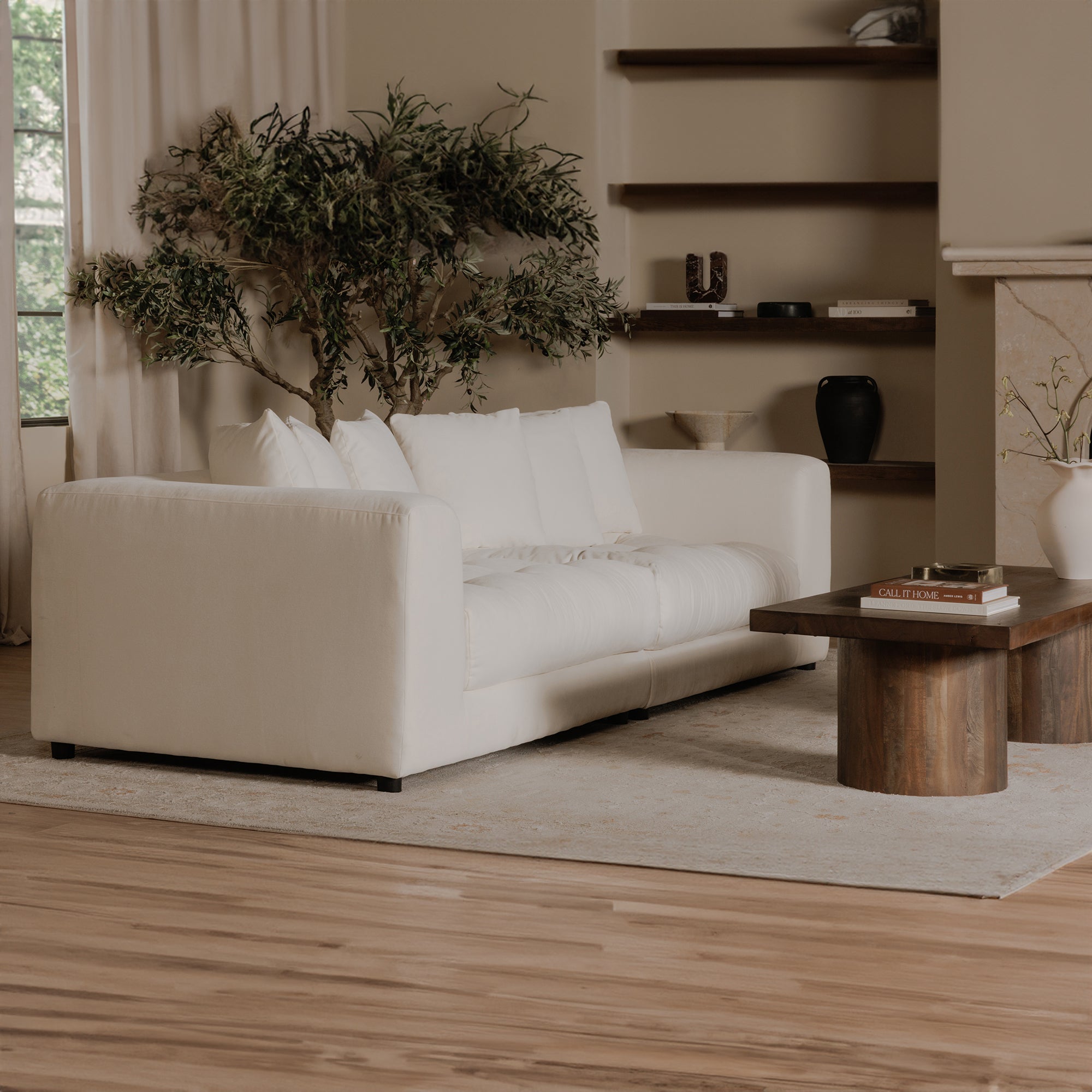 Davie Sofa Warm White