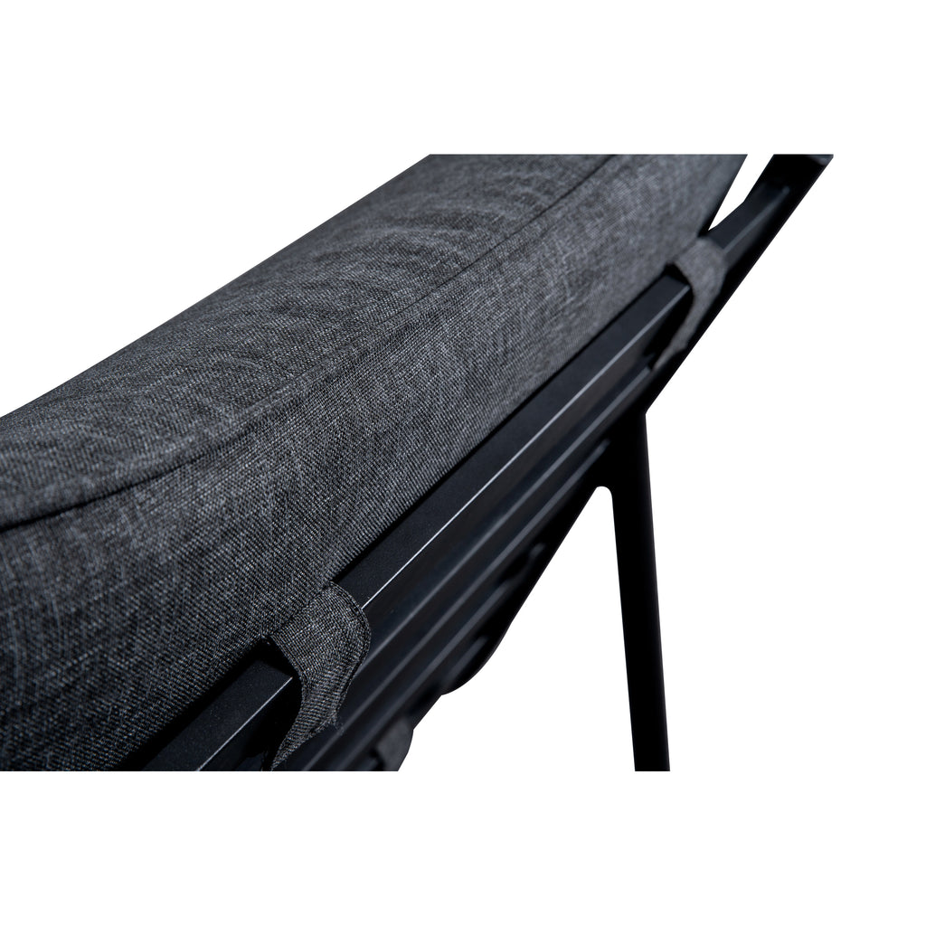 Morgan Outdoor Accent Chair Speckled Charcoal