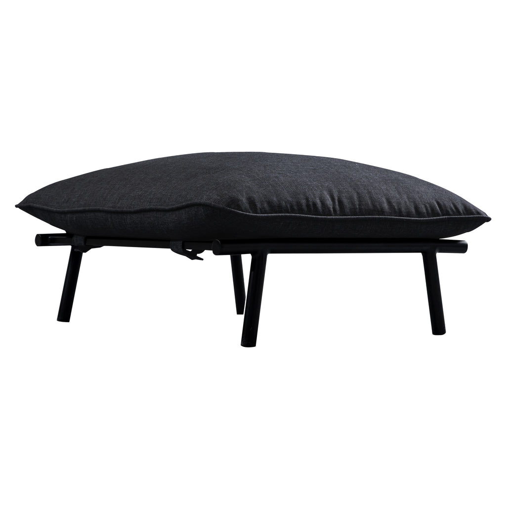 Morgan Outdoor Ottoman Speckled Charcoal