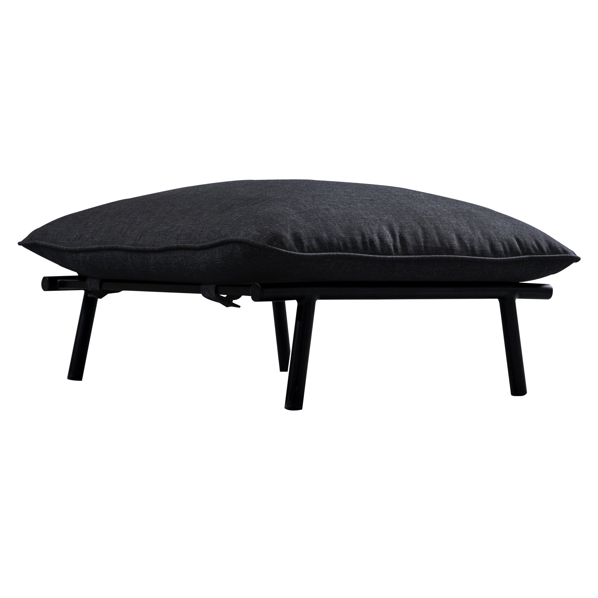 Morgan Outdoor Ottoman Speckled Charcoal