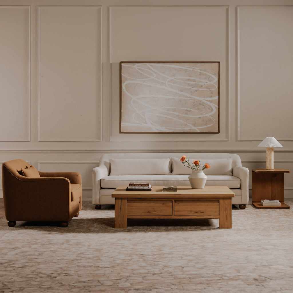 Amira Accent Chair Rust