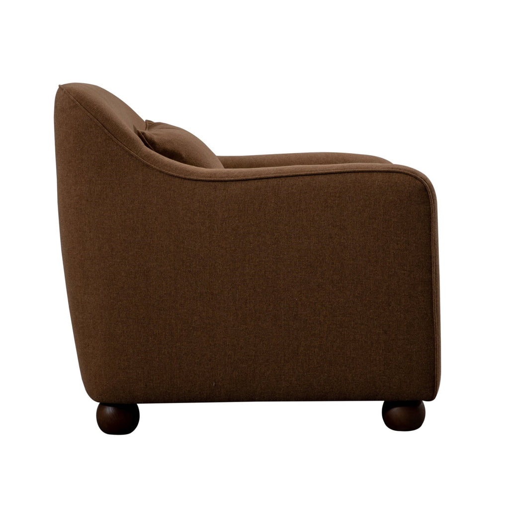 Amira Accent Chair Rust