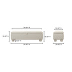 Ichigo Storage Bench Light Grey
