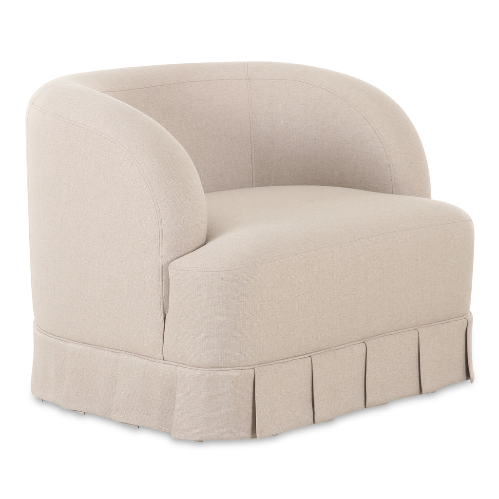 Maren Swivel Chair Beige
