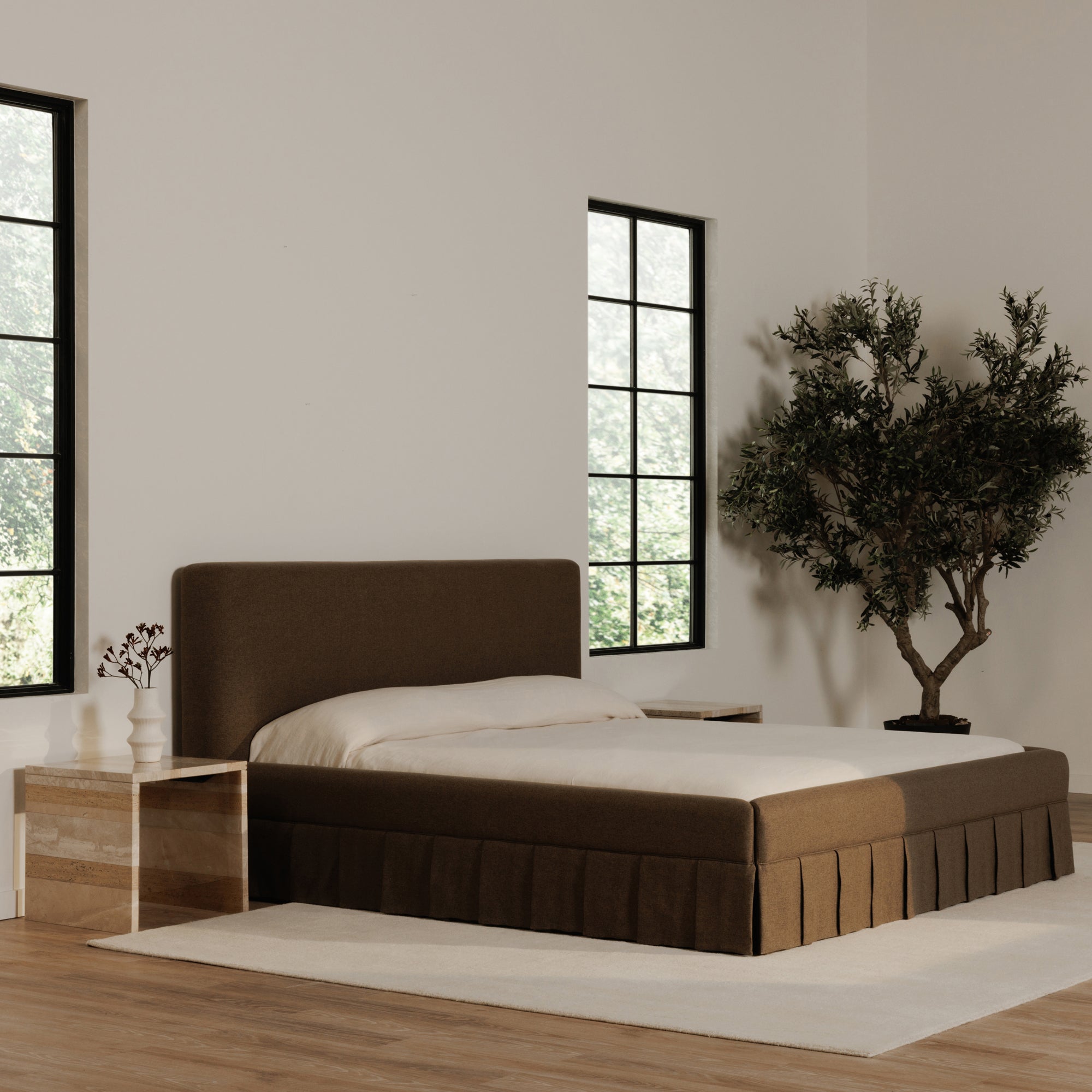 Maren Queen Bed Brown