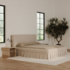 Maren King Bed Beige