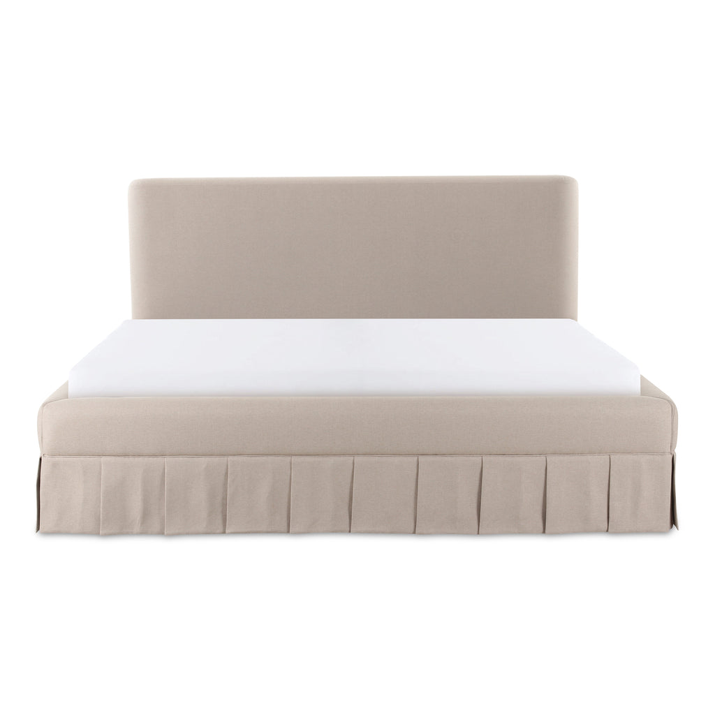 Maren King Bed Beige