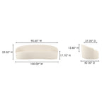Cove Outdoor Sofa Cream