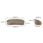 Cove Outdoor Sofa Taupe